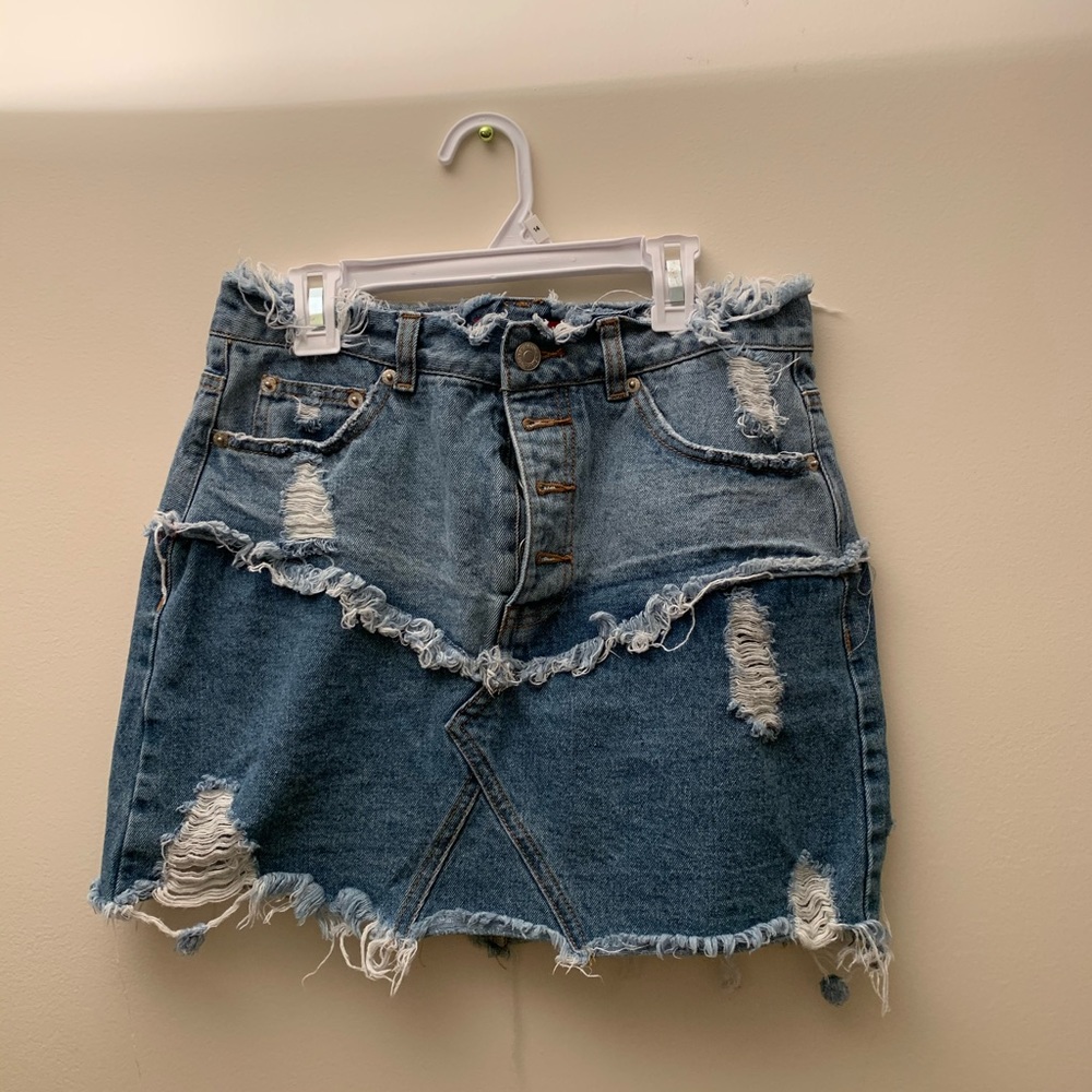 Jean Skirt